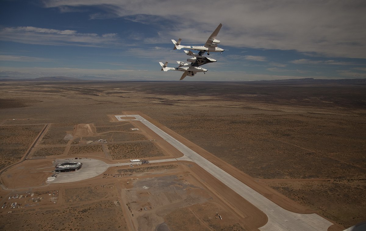 launching commercial customers into space from the desert of New Mexico.
