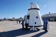 SpaceX Dragon capsule prototype on display