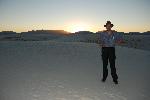 Clark at White Sands