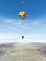 Armadillo X Prize - Main parachute