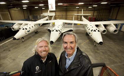 WK2/SS2 with Richard Branson and Burt Rutan