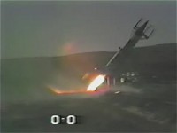 Volksrocket engine test